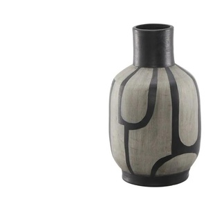 HOME STORY Deko Vase   ¦ schwarz ¦ Terracotta ¦ Maße (cm): H: 37,46  Ø: 21.59