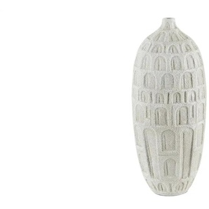 HOME STORY Deko Vase - weiß - Polyresin (Kunstharz) - 20 cm - 47 cm | Möbel Kraft