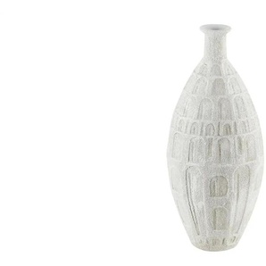 HOME STORY Deko Vase - weiß - Polyresin (Kunstharz) - 27,5 cm - 63 cm | Möbel Kraft