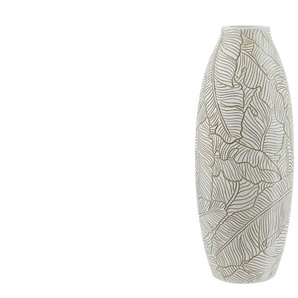 HOME STORY Deko Vase - weiß - Polyresin (Kunstharz) - 43 cm - 17.0 | Möbel Kraft