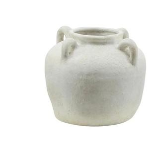 HOME STORY Deko Vase - weiß - Steingut - 16,5 cm - 19.0 | Möbel Kraft