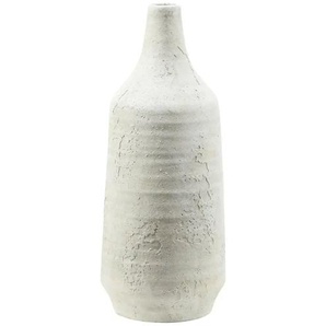 HOME STORY Deko Vase - weiß - Steingut - 36,5 cm - 14.5 | Möbel Kraft