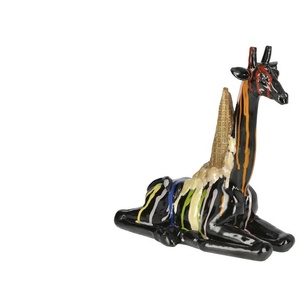 HOME STORY Dekofigur Giraffe - schwarz - Polyresin (Kunstharz) - 27,8 cm - 29 cm - cm 12,0 | Möbel Kraft
