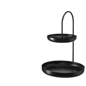 HOME STORY Etagere - schwarz - Metall - 40 cm - 28.0 | Möbel Kraft
