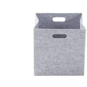 HOME STORY Filzbox - grau - Filz - 30 cm - 30 cm - cm 30,0 | Möbel Kraft
