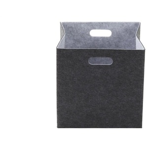 HOME STORY Filzbox - schwarz - Filz - 30 cm - 30 cm - cm 30,0 | Möbel Kraft