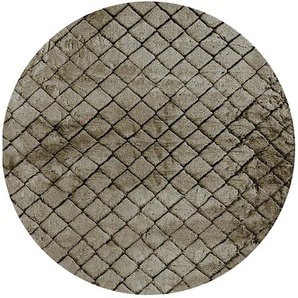 como Hochflorteppich Dream Box ¦ braun ¦ Synthetische Fasern Ø: 160