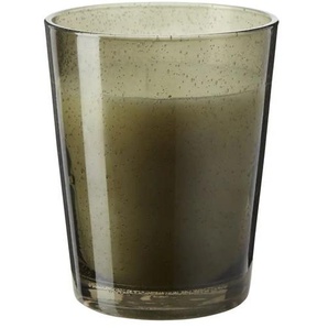HOME STORY Kerze im Glas - grau - Glas,Wachs - 16 cm - 13.0 | Möbel Kraft
