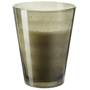 HOME STORY Kerze im Glas - grau - Glas,Wachs - 23 cm - 18.5 | Möbel Kraft