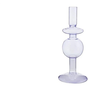 HOME STORY Kerzenhalter - blau - Glas - 20 cm - 9.0 | Möbel Kraft