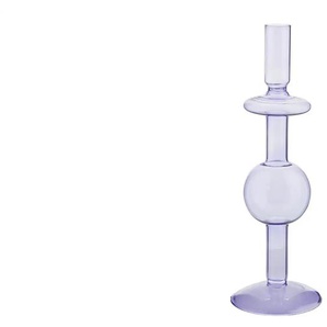 HOME STORY Kerzenhalter - blau - Glas - 27 cm - 9.0 | Möbel Kraft
