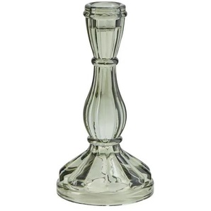 HOME STORY Kerzenhalter - grün - Glas - 16,5 cm - 8.3 | Möbel Kraft