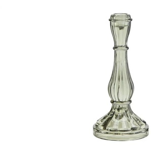HOME STORY Kerzenhalter - grün - Glas - 21 cm - 9.7 | Möbel Kraft