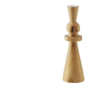 HOME STORY Kerzenhalter - holzfarben - Holz,Metall - 26 cm - 7.5 | Möbel Kraft
