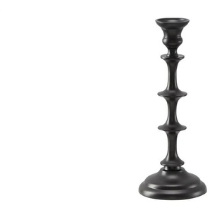 HOME STORY Kerzenhalter - schwarz - Aluminium - 32 cm - 12.0 | Möbel Kraft