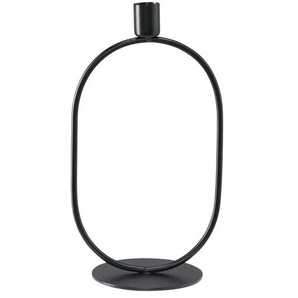 HOME STORY Kerzenhalter - schwarz - Metall - 13,7 cm - 25,5 cm - cm 10,0 | Möbel Kraft
