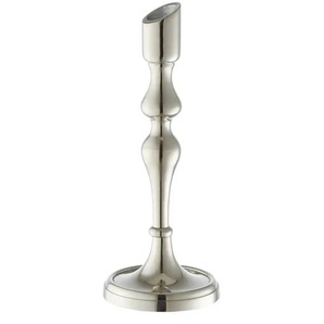 HOME STORY Kerzenhalter - silber - Aluminium - 9 cm - 23 cm - cm 9,0 | Möbel Kraft