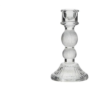 HOME STORY Kerzenhalter - transparent/klar - Glas - 15,5 cm - 8.3 | Möbel Kraft