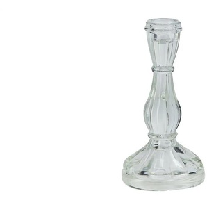HOME STORY Kerzenhalter - transparent/klar - Glas - 16,5 cm - 8.3 | Möbel Kraft