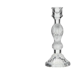 HOME STORY Kerzenhalter - transparent/klar - Glas - 20,5 cm - 9.0 | Möbel Kraft