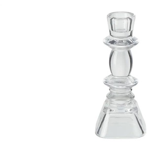 HOME STORY Kerzenhalter - transparent/klar - Glas - 7 cm - 15,5 cm | Möbel Kraft