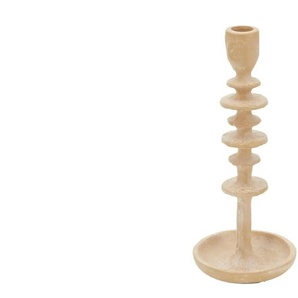 HOME STORY Kerzenständer - beige - Aluminium - 27 cm - 11.5 | Möbel Kraft