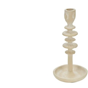 HOME STORY Kerzenständer - creme - Aluminium - 23 cm - 11.5 | Möbel Kraft