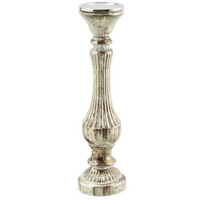 HOME STORY Kerzenständer - gold - Glas - 45,5 cm - 12.0 | Möbel Kraft