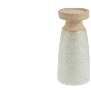 HOME STORY Kerzenständer - grau - Steinzeug - 23,5 cm - 11.0 | Möbel Kraft