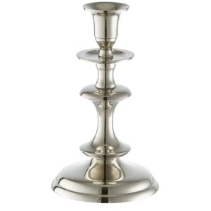 HOME STORY Kerzenständer - silber - Aluminium - 12 cm - 20 cm - cm 12,0 | Möbel Kraft
