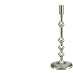 HOME STORY Kerzenständer - silber - Aluminium - 40 cm - 14.5 | Möbel Kraft