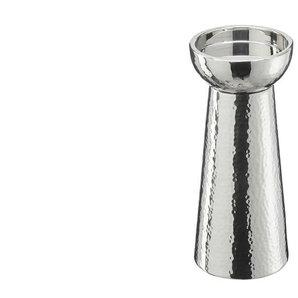 HOME STORY Kerzenständer - silber - Edelstahl - 23 cm - 10.0 | Möbel Kraft