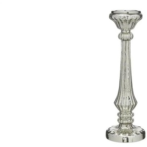 HOME STORY Kerzenständer - silber - Glas,Eisen - 53 cm - 16.5 | Möbel Kraft
