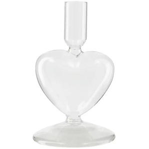 HOME STORY Kerzenständer - transparent/klar - Glas - 16 cm - 9.0 | Möbel Kraft