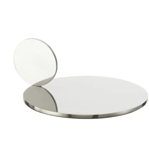 HOME STORY Kerzenteller - silber - Edelstahl - 4 cm - 10.0 | Möbel Kraft