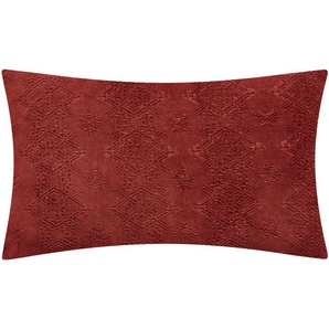 HOME STORY Kissen  Aurelia ¦ rot ¦ Maße (cm): B: 35