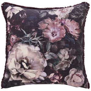 HOME STORY Kissen ¦ lila/violett ¦ 100% Polyesterfüllung ¦ Maße (cm): B: 50