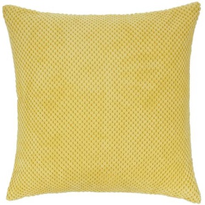 HOME STORY Kissen  Lisa | gelb | 100% Polyester, 250gr. | 40 cm |