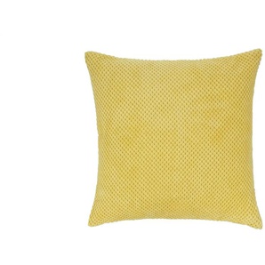 HOME STORY Kissen Lisa | gelb | 40 cm |