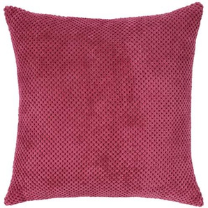 HOME STORY Kissen  Lisa | lila/violett | 100% Polyester, 250gr. | 40 cm |