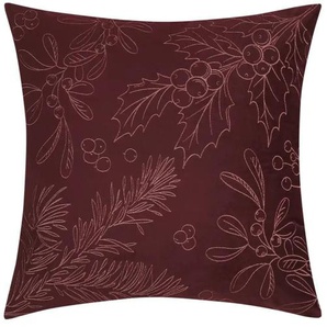 HOME STORY Kissen  Santas Holiday ¦ grau ¦ Maße (cm): B: 30