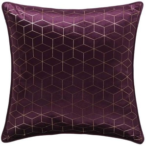 HOME STORY Kissen  Sparkling Blue ¦ rot ¦ Maße (cm): B: 45
