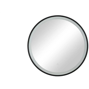 HOME STORY Kosmetikspiegel mit Beleuchtung - schwarz - Glas,Kunststoff - 48,2 cm - 48,2 cm - cm 5,2 | Möbel Kraft