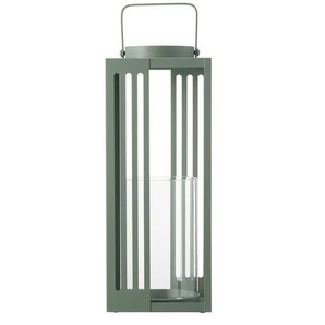 HOME STORY Laterne - grün - Metall,Glas - 12 cm - 35,5 cm | Möbel Kraft