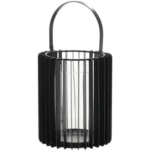 HOME STORY Laterne - schwarz - Eisen,Glas - 19,5 cm - 15.3 | Möbel Kraft
