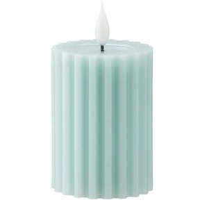 HOME STORY LED Kerze   ¦ blau ¦ Paraffin,Kunststoff ¦ Maße (cm): H: 13  Ø: 7.5