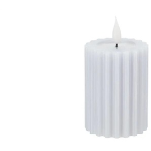 HOME STORY LED Kerze - blau - Wachs,Kunststoff - 13 cm - 7.5 | Möbel Kraft