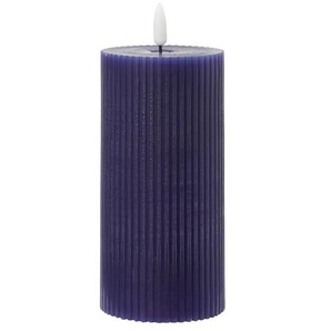 HOME STORY LED Kerze - blau - Wachs,Kunststoff - 15 cm - 7.5 | Möbel Kraft