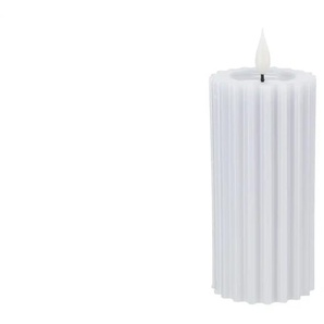 HOME STORY LED Kerze - blau - Wachs,Kunststoff - 18 cm - 7.5 | Möbel Kraft