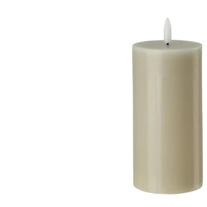 HOME STORY LED Kerze - braun - Paraffin,Kunststoff - 18 cm - 7.5 | Möbel Kraft